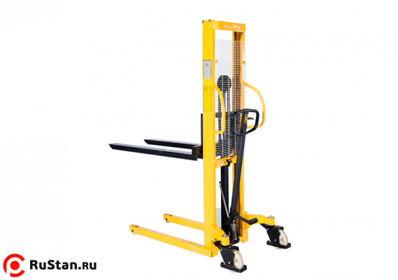 Штабелер ручной гидравлический с расширенными опорами TOR г/п 1,5 т 3,0 м WMSA1500-3000 фото №1