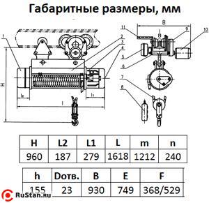 Таль электрическая TOR ТЭК (CD) г/п 2,0 т 30 м фото №3 Таль электрическая TOR ТЭК (CD) г/п 2,0 т 30 м фото №3