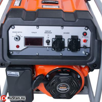 Генератор бензиновый 2,5 кВт 220В 16 л с электростартером и колесами TOR KM3800H фото №4 Генератор бензиновый 2,5 кВт 220В 16 л с электростартером и колесами TOR KM3800H фото №4