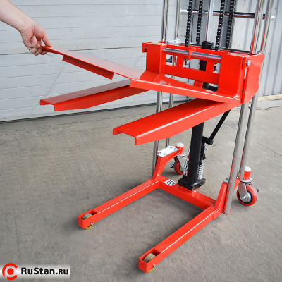 Гидравлический Штабелер с Подъемной Платформой HS4015 OXLIFT 400 кг 1,5 м фото №8 Гидравлический Штабелер с Подъемной Платформой HS4015 OXLIFT 400 кг 1,5 м фото №8