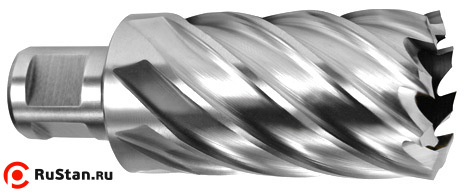 HSS Корончатое сверло one-touch 43х30 фото №1 HSS Корончатое сверло one-touch 43х30 фото №1