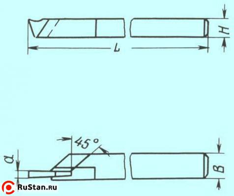 Резец Отрезной 25х16х140х5 Т15К6 фото №1 Резец Отрезной 25х16х140х5 Т15К6 фото №1