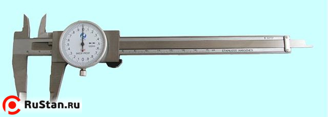 Штангенциркуль 0 - 300 ШЦК-I (0,02) стрелочный, нерж. сталь с глубиномером "CNIC" (180-314S) H-50мм фото №1