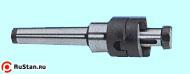 Оправка с хв-ком КМ4 - d16, L-181 комбинир-ая для нас. цил. и торц. фрез с прод-ой и попер-ой шпонкой фото №1 Оправка с хв-ком КМ4 - d16, L-181 комбинир-ая для нас. цил. и торц. фрез с прод-ой и попер-ой шпонкой фото №1