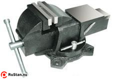 Тиски Слесарные 100 мм (4") стальные поворотные массивные с наковальней (LT83004) "CNIC" (упакованы по 2шт.) фото №1