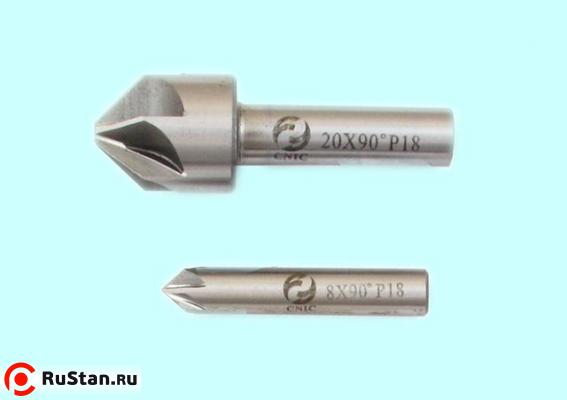 Зенковка d 10,0х14.0х 46 конус 90° dхв=8мм Р18 ц/х Z=6 DIN335A "CNIC" фото №1 Зенковка d 10,0х14.0х 46 конус 90° dхв=8мм Р18 ц/х Z=6 DIN335A "CNIC" фото №1