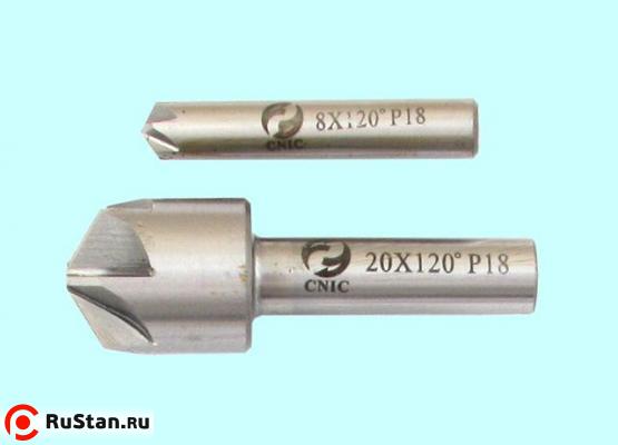 Зенковка d 10,0х14.0х 46 конус 120° dхв=8мм Р18 ц/х Z=6 DIN335A "CNIC" фото №1 Зенковка d 10,0х14.0х 46 конус 120° dхв=8мм Р18 ц/х Z=6 DIN335A "CNIC" фото №1