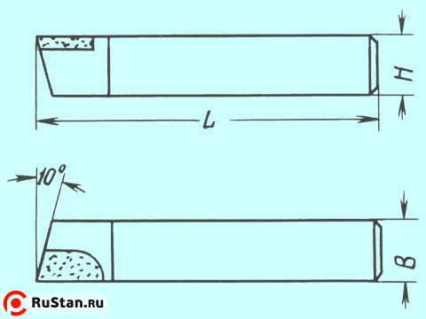 Резец Проходной упорный прямой 32х20х170 ВК8 фото №1 Резец Проходной упорный прямой 32х20х170 ВК8 фото №1