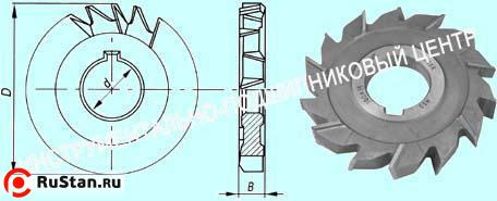 Фреза дисковая 3-х сторонняя 100х18х32, Z=14 Р6М5 со вставными ножами фото №1 Фреза дисковая 3-х сторонняя 100х18х32, Z=14 Р6М5 со вставными ножами фото №1