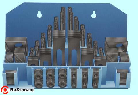 Набор клиновых ступенчатых прижимов из 58-ми предм., паз17,7мм М16х2 в металлическом футляре (YT-0208) "CNIC" фото №1 Набор клиновых ступенчатых прижимов из 58-ми предм., паз17,7мм М16х2 в металлическом футляре (YT-0208) "CNIC" фото №1