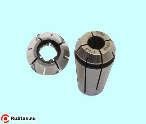 Цанга d 6,0 ER16 для метчиков с квадратом S 4,9мм "CNIC" фото №1 Цанга d 6,0 ER16 для метчиков с квадратом S 4,9мм "CNIC" фото №1