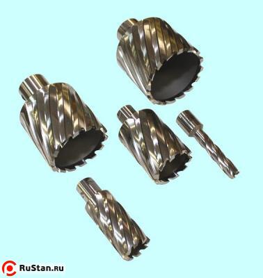 Сверло d 44х50мм корончатое кольцевое Р6АМ5 хвостовик Weldon 19мм по металлу (без выталкивателя) "CNIC" фото №1