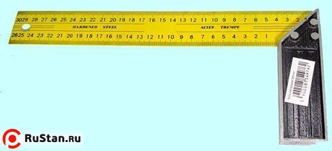 Угольник Столярный  350х160 мм 2шкалы  фото №1