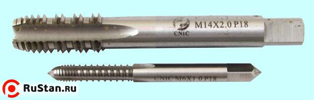 Метчик М 8,0х1,0 м/р.Р18 с шахматным шагом "CNIC" фото №1 Метчик М 8,0х1,0 м/р.Р18 с шахматным шагом "CNIC" фото №1