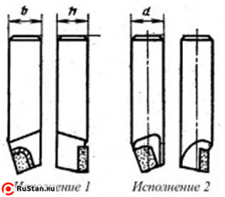 Резец Расточной державочный 25х25х100мм Т15К6 тип 4 исп.1 левый фото №1