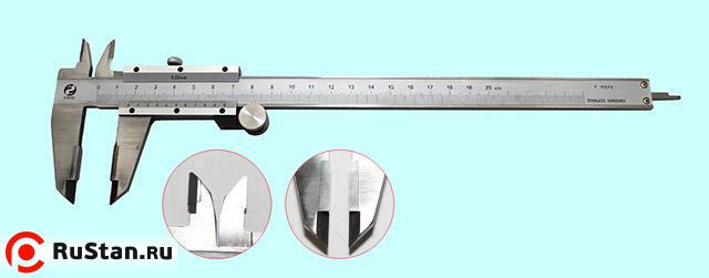 Штангенциркуль 0 - 200 ШЦТ-I (0,02) с твердосплавными губками, нерж. сталь, с глубиномером "CNIC" (141-125S) фото №1