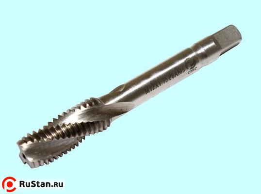 Метчик М 7,0х0,5 м/р.Р6АМ5 винтовая канавка "CNIC" фото №1 Метчик М 7,0х0,5 м/р.Р6АМ5 винтовая канавка "CNIC" фото №1