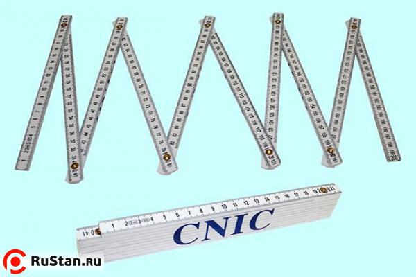 Метр складной пластиковый 2000мм "CNIC" (WF-06) фото №1 Метр складной пластиковый 2000мм "CNIC" (WF-06) фото №1