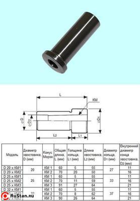 Втулка переходная с цилиндрич. хв-ка D 20 на КМ2 "CNIC" фото №1 Втулка переходная с цилиндрич. хв-ка D 20 на КМ2 "CNIC" фото №1