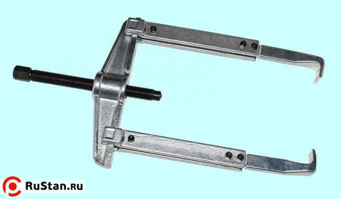 Съемник Винтовой 200х300мм 2 захвата передвижной удлиненный (TD0804L/4) "CNIC" фото №1