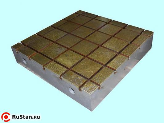 Плита чугунная 1000х 750мм монтажная шаброванная кл. точн.2 с перекрестными Т-образ. пазами "TLX" фото №1 Плита чугунная 1000х 750мм монтажная шаброванная кл. точн.2 с перекрестными Т-образ. пазами "TLX" фото №1