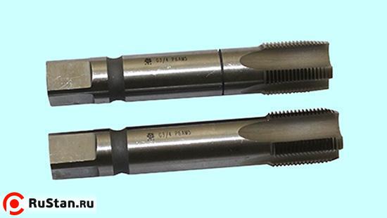 Метчик G 1 1/8" Р6АМ5 трубный цилиндрический, м/р. комплект из 2-х шт. (11 ниток/дюйм) ГОСТ 3266 "TLX" фото №1 Метчик G 1 1/8" Р6АМ5 трубный цилиндрический, м/р. комплект из 2-х шт. (11 ниток/дюйм) ГОСТ 3266 "TLX" фото №1