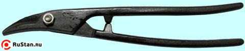 Ножницы по металлу 250 мм Н-30-1Ф оксид. (для фигурной резки) Тумботино фото №1