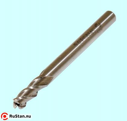 Фреза Концевая d 8,0х19х69 ц/х Р6АМ5 Z=3 "CNIC" вышлифованная фото №1 Фреза Концевая d 8,0х19х69 ц/х Р6АМ5 Z=3 "CNIC" вышлифованная фото №1