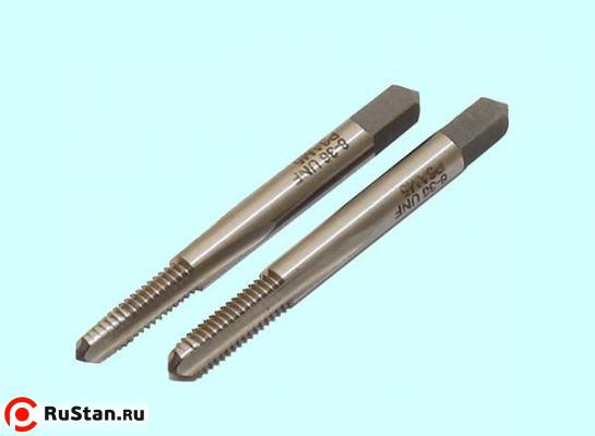 Метчик № 1 UNF 60° Р6АМ5 дюймовый, м/р., комплект из 2-х шт. (72 ниток/дюйм) DIN351 "CNIC" фото №1 Метчик № 1 UNF 60° Р6АМ5 дюймовый, м/р., комплект из 2-х шт. (72 ниток/дюйм) DIN351 "CNIC" фото №1