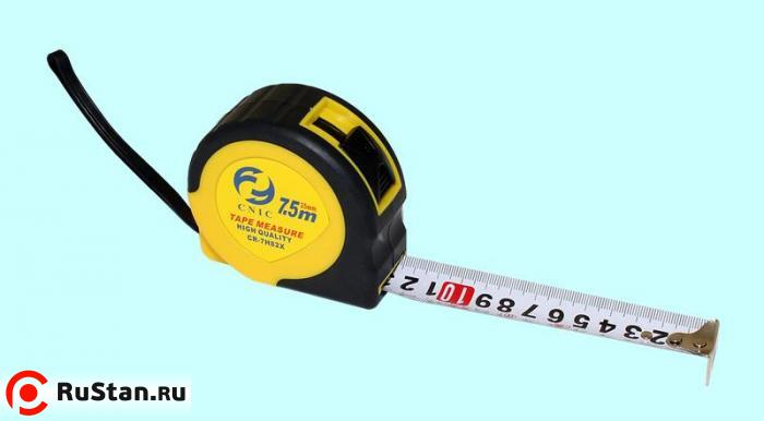 Рулетка 7,5 метров х 25мм с фиксатором обрезиненная "CNIC" CR-82 (7Н82Х) фото №1 Рулетка 7,5 метров х 25мм с фиксатором обрезиненная "CNIC" CR-82 (7Н82Х) фото №1