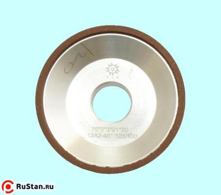 Круг алмазный 12А2-45град.(чашечный конический) 75х3х3х21х20 SSD-2(АС4) 125/100, 100% В2-01 9,0 карат "TLX" фото №1 Круг алмазный 12А2-45град.(чашечный конический) 75х3х3х21х20 SSD-2(АС4) 125/100, 100% В2-01 9,0 карат "TLX" фото №1