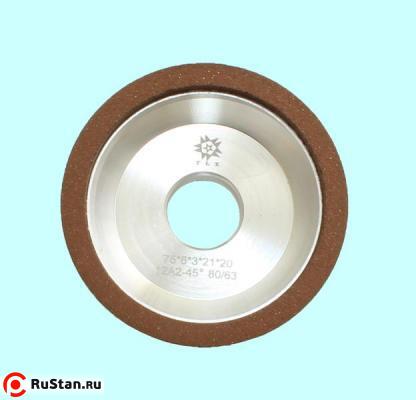 Круг алмазный 12А2-45град.(чашечный конический) 75х6х3х21х20 SSD-2(АС4) 80/63, 100% В2-01 17,2 карат "TLX" фото №1 Круг алмазный 12А2-45град.(чашечный конический) 75х6х3х21х20 SSD-2(АС4) 80/63, 100% В2-01 17,2 карат "TLX" фото №1