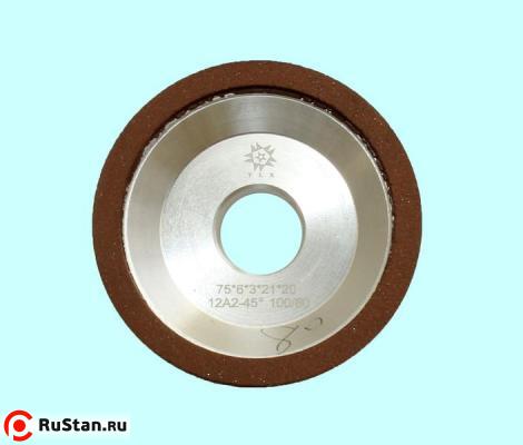 Круг алмазный 12А2-45град.(чашечный конический) 75х6х3х21х20 SSD-2(АС4) 100/80, 100% В2-01 17,2 карат "TLX" фото №1 Круг алмазный 12А2-45град.(чашечный конический) 75х6х3х21х20 SSD-2(АС4) 100/80, 100% В2-01 17,2 карат "TLX" фото №1