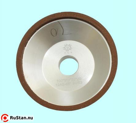 Круг алмазный 12А2-45град.(чашечный конический) 100х 5х3х32х20 SSD-2(АС4) 80/63, 100% В2-01 23,4 карат "TLX" фото №1 Круг алмазный 12А2-45град.(чашечный конический) 100х 5х3х32х20 SSD-2(АС4) 80/63, 100% В2-01 23,4 карат "TLX" фото №1