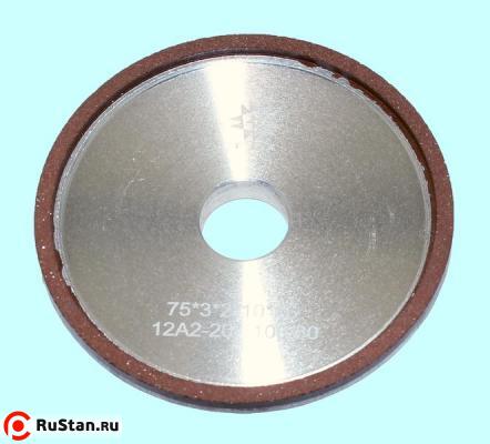 Круг алмазный 12А2-20град.(тарельчатый) 75х3х2х16 SSD-2(АС4) 100/80 100% В2-01 6,0кар. "TLX" фото №1 Круг алмазный 12А2-20град.(тарельчатый) 75х3х2х16 SSD-2(АС4) 100/80 100% В2-01 6,0кар. "TLX" фото №1