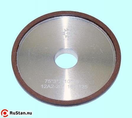 Круг алмазный 12А2-20град.(тарельчатый) 75х3х2х16 SSD-2(АС4) 160/125 100% В2-01 6,0кар. "TLX" фото №1 Круг алмазный 12А2-20град.(тарельчатый) 75х3х2х16 SSD-2(АС4) 160/125 100% В2-01 6,0кар. "TLX" фото №1