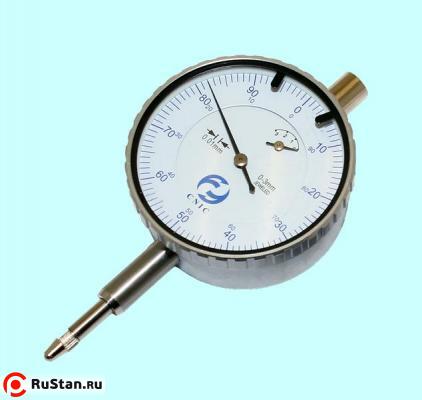 Индикатор Часового типа ИЧ-03, 0-3мм цена деления 0.01 (без ушка) "CNIC" (202-03) фото №1