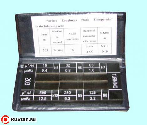 Набор образцов шероховатости поверх-ти из 6-ти шт, Ra 0.4-12.5мкм "TLX" фото №1 Набор образцов шероховатости поверх-ти из 6-ти шт, Ra 0.4-12.5мкм "TLX" фото №1