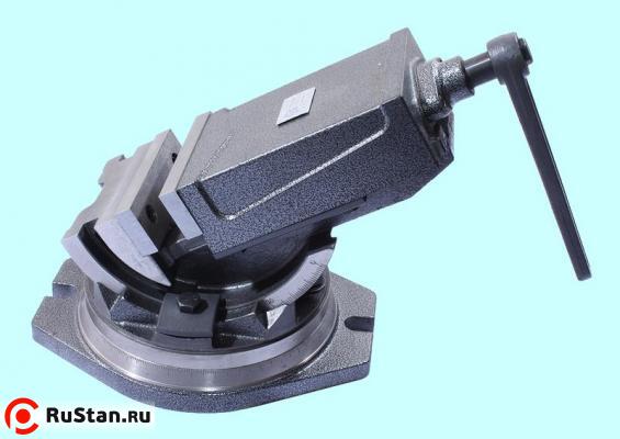 Тиски Станочные глобусные 125мм поворотные, ход губок 95мм, с закрытым винтом QHK125 "TLX" фото №1 Тиски Станочные глобусные 125мм поворотные, ход губок 95мм, с закрытым винтом QHK125 "TLX" фото №1