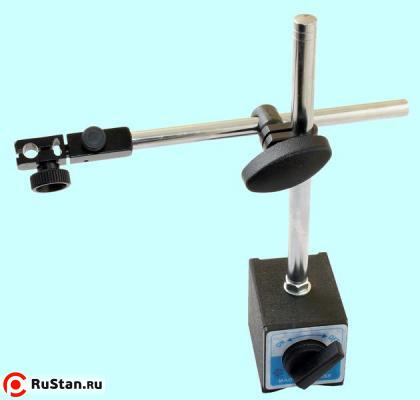 Штатив магн.типа ШМ усилие отрыва 60кг стойка d12х176, консоль d10х185 "TLX" (CZ-6E) фото №1 Штатив магн.типа ШМ усилие отрыва 60кг стойка d12х176, консоль d10х185 "TLX" (CZ-6E) фото №1