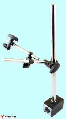 Штатив магн. с 2-х звенной консолью, стойка d20x400, консоли d12x220 и d10x160 (CZ-10DL) усилие отрыва 100кг "TLX" фото №1 Штатив магн. с 2-х звенной консолью, стойка d20x400, консоли d12x220 и d10x160 (CZ-10DL) усилие отрыва 100кг "TLX" фото №1
