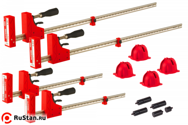 70411EU Набор корпусных струбцин и принадлежностей JET (12 пр.) фото №1 70411EU Набор корпусных струбцин и принадлежностей JET (12 пр.) фото №1