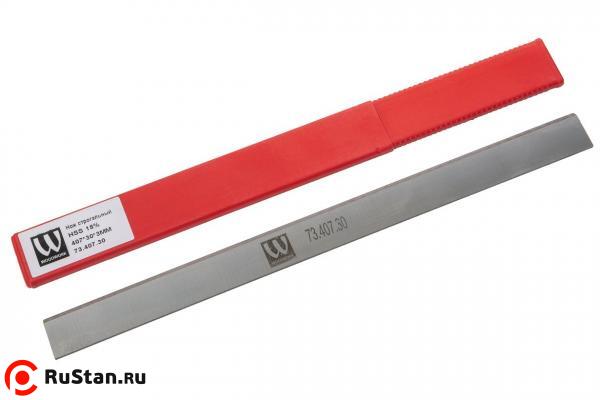 Нож строгальный HSS 18% 407X30X3мм (1 шт.) для PJ-1696 фото №1