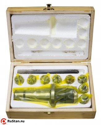 Цанговый патрон с набором из 8 цанг Stalex LM1450 фото №3 Цанговый патрон с набором из 8 цанг Stalex LM1450 фото №3