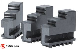 Сырые кулачки для токарного патрона Optimum Camlock CS3C ø 315 мм D1-8" фото №3 Патрон токарный 3-кул. 315 мм Camlock CS3C D1-8" фото №3