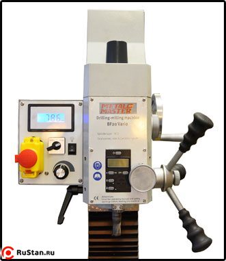 Фрезерная голова BF 20 Vario оснащена двигателем мощностью 850 Вт. фото №16 METAL MASTER BF 20 VARIO фото №16