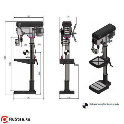 Вертикально-сверлильный станок OPTIdrill B28H фото №3 OPTIdrill B28H фото №3