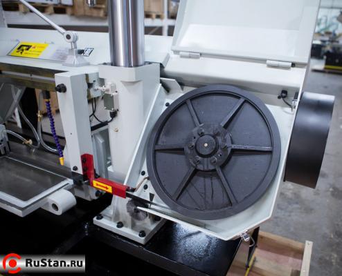Шкив станка и предохранительный датчик при поднятой крышке рамы фото №22 Stalex BS-5030 фото №22