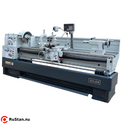 Модель обладает удобной эргономикой управления, понятной любому токарю. Класс точности станка по ГОСТ 18097-93 – «Н» фото №2 METAL MASTER Z51200 DRO RFS фото №2