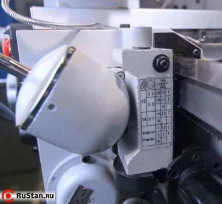 Для удобства нарезания резьбы станок оснащен 7-позиционным резьбоуказателем. фото №22 METAL MASTER ZH 51150 DRO RFS фото №22